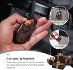 Small Pocket Knife for Men, Cool Box Cutter with 1.34 inch Sharp Blade, EDC Knives Tool for Everyday Carry (Wood Grain)