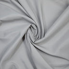 Gee Di Moda Rectangle Tablecloth - 90 x 132 Inch Silver Table Cloth for 6 Foot Table with Floor-Length Drop - Heavy Duty Washable Fabric - 6 Ft Buffet Table, Holiday Party, Wedding & Baby Shower