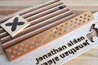 Magnetic Wooden Knife Bar Holder Strip, Cherry or Walnut, 12, 16, 20, or 24 Inch (12 Inch, Cherry)
