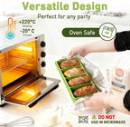 Silicone Freezer Tray with Lid Soup Freezer Container Molds with Steel Reinforced Rim Big Ice Cube Molds Pebble Ice Tray Soup Cubes Baking Dish Freezer Safe Food Storage Containers Kitchen Gadgets