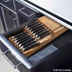 Cangshan 503831 Bamboo In-Drawer 15-Slot Knife Organizer