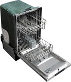 KoolMore KM-DW1852-PR 18 in. ADA Panel Ready with 8 Place Settings 52 DB Dishwasher in Stainless-Steel, UL and Energy Star Certified