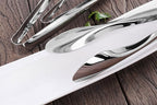Artaste 43167 Rain 18/10 Stainless Steel Utility Tongs, Set of 3