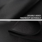 36" Fire Pit Mat for Solo Stove Bonfire, Round Fireproof Under Grill Mats for Outdoor Grill, Portable Camping Stove Mat for Solo Stove Accessories