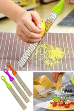 Lemon Zester - Garlic Grater, Stainless Steel Cheese Parmesan Ginger Vegetable Spices Multipurpose Grater for Kitchen 1 piece