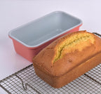 Bread Loaf Pans for Home Baking Carbon Steel 1lb meatloaf Tin, Perracotta 9x5 inch Non Stick banana bread cake baking Mold