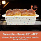 Foldable Silicone Loaf Pan, Non-Stick Bread Pan, Sturdy Cake Tin for Baking, Easy Release Loaf Pan, Great for Cakes, Brownies, Dishwasher Safe (9"x4"x2.5", Off-white, 1 Piece)
