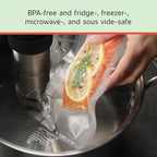 FoodSaver Custom Fit Vacuum Sealer Bags, Airtight Food Storage and Sous Vide Rolls, BPA-Free, 11 x 16' (Pack of 18)