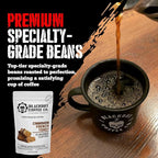 Blackout Coffee Cinnamon French Toast Flavored Ground Coffee – Medium Roast, Smooth Taste, Guilt-Free Indulgence – Freshly Roasted 12oz Pouch, American Made