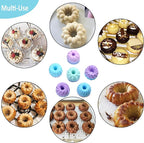 Tongjude 51 Piece Silicone Bakeware Set, Non-Stick Kitchen Oven Baking Pans, Silicone Cake Molds with Muffin Pan, Cookies Baking Sheet, Cake Pan, Donut Pan and Loaf Pan
