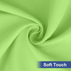 homing Rectangle Table Cloth Cover, Waterproof Polyester Elastic Fitted Tablecloth, Fits for 6 Foot Folding Tables, Washable Table Protector for Picnic, Camping, Outdoor (Lime Green, 30" x 72")