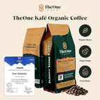 TheOne Kafé Guatemala Medium Roast Whole Bean Coffee – Organic, Single Origin, Premium Specialty Coffee and Ethically Sourced – Fresh Roasted for Espresso, Drip, Pour Over – 12 oz (Pack of 2)