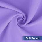 homing Rectangle Table Cloth Cover, Waterproof Polyester Elastic Fitted Tablecloth, Fits for 8 Foot Folding Tables, Washable Table Protector for Picnic, Camping, Outdoor (Lavender, 30" x 96")