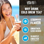 Tiesta Tea - Chunky Watermelon Cold Brew, Loose Leaf, Sweet Watermelon Herbal Tea, Non-Caffeinated, Cold Brew Packets, Makes 64 oz Per Bag (Pack of 10)