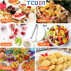 Small Serving Tongs,Ice Tongs,Sugar Tongs,Kitchen Tiny Tongs for Appetizers,12 PCS(6 Inch)