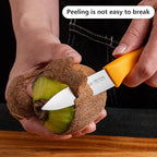 Paring Knife Fruit Knife Set (6 Pieces), Ultra Sharp Stainless Steel Vegetable and Fruit Knife with PP Plastic Ergonomic Handle for Cutting Fruits and Vegetables.