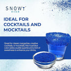 Snowy River Royal Blue, Cocktail & Margarita Sugar Rimmer - Vibrant Color Glass Rimming Sugar with Medium Crystal Texture - 16oz