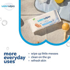 WaterWipes Sensitive+ Newborn & Baby Wipes, 3-In-1 Cleans, Cares, Protects, 99.9% Water, Unscented & Hypoallergenic, 240 Count (4 Packs)