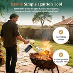 TONYFUL Powerful Propane Torch, Kitchen Cooking Torch, Culinary Torch Campfire Starter, Adjustable Grill Torch for Searing Steak, BBQ, Weeding(Propane Tank Not Included)