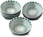 Set of 6 Deep Soy Sauce Dishes, 3.7 inch Ceramic Dipping Bowls 4 oz Small Dip Bowls Sauce cups for Condiment Sushi Bowls, Mini Bowl for Side Dish, Ketchup, Soy Appetizer Plates Tiny Bowls