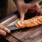 Schmidt Brothers - Artisan Series 6-Inch Chef Knife, High-Carbon German Stainless Steel Cutlery, Coconut Resin Handle