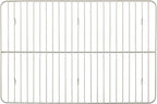 Rachael Ray Nonstick Bakeware Set without Grips, Nonstick Cookie Sheets / Baking Sheets and Cooling Rack - 2 Piece, Silver