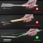 GRILLART Grill Brush and Scraper Replacement Head - 2PCS