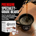 Blackout Coffee Chocolate Cherry Flavored Coffee Pods – Premium Roasted, Smooth Taste, Guilt-Free Indulgence – 18 Count Single-Serve Pods, American Made