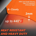 36" Silicone Griddle Mat Cover for Blackstone, Heavy Duty Silicone Cover, All Year Round Griddle Top Protective Mat for Black Stone Accessories
