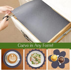 EVALAND 17.7" x 33 FT Non-Slip Shelf Liner, Non-Adhesive, BPA-Free, Waterproof Pantry Liner for Shelves, Easy to Cut, Oil-Proof Shelf Liners for Kitchen, Cabinets, Drawers, Refrigerator, Grey