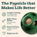 WOOF Pupsicle and Treat Tray - Long-Lasting Interactive Dog Toys and Silicone Dog Treat Mold - Keep Your Pup Busy - Easy to Clean - Dog Toys for XL Dogs 75 lbs and Up