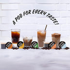 Java House Single-Serve Cold Brew Coffee Pods – Premium 100% Arabica Liquid Concentrate – Smooth & Bold Decaf Roast – 48 Pods – Ready Hot or Iced, Travel-Friendly, TSA Approved
