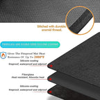 UBeesize Large 65 x 48 inches Under Grill Mat for Outdoor Grill,Double-Sided Fireproof Grill Pad for Fire Pit,Indoor Fireplace Mat Fire Pit Mat,Oil-Proof Waterproof BBQ Protector for Decks and Patios