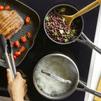 KitchenAid Hard Anodized Induction Nonstick Saucepan with Lid, 2 Quart -Matte Black