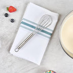 Restaurantware-German Standard 8.5 Inch French Whisk, 1 Dishwashable Kitchen Wire Whisk - Ergonomic Handle, Durable, Stainless Steel French Whip, For Blending, Stirring, Mixing Of Ingredients