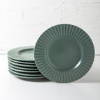 Christian Siriano Lusso 32-Piece Dinnerware Set Stoneware, Stone