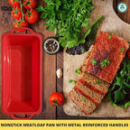 Silicone Bread Loaf Pan - Non Stick Silicone Loaf Pans for Baking - Meatloaf Bread Pans - BPA free Perfect for Oven & Dishwasher safe