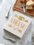 Printworks The Essentials, Cheese Knife Set – 3 Pieces Stainless Steel Gift Set with Pronged, Chisel, and Heart Knives – Stylish Charcuterie Accessories and Dishwasher Safe