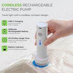 Vacuum Storage Bags for Travel - 15 Pack Compression Packing with Wireless Electric Pump for Luggage Vacuum Seal Bags for Clothes Suitcase Space Saver Organizer 5 XSmall/5 Small/5 Medium