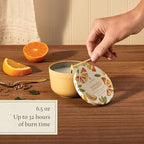 Thymes Scented Candles for Women & Men – Tin with Lid – Luxury Home Decor – Citrus Candle with Notes of Mandarin Oil, Coriander, Grapefruit, Lemon Balm & Green Ivy (Mandarin Coriander, 6.5 oz)