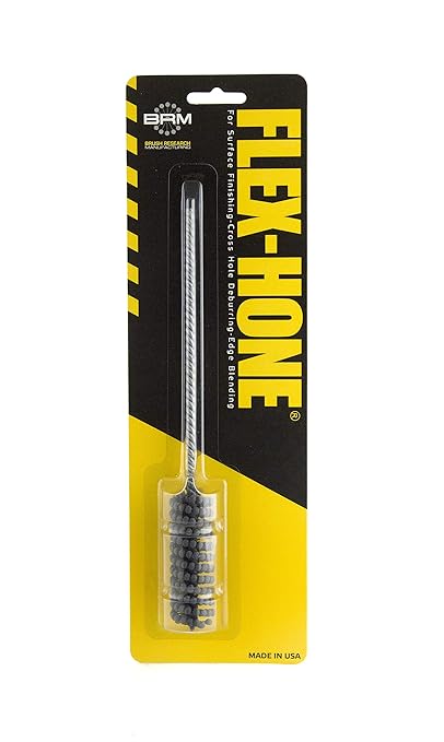 Brush Research BC14M24 FLEX-HONE®, 0.551" (14mm) Diameter, 240 Grit, Silicon Carbide, For Mild Steel, Stainless Steel, Cast Iron and Softer Ferrous Materials