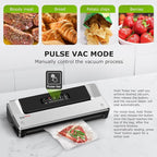 Bonsenkitchen Vacuum Sealer Machine, Precision-Compact 4-in-1 Food Sealer Machine, Multi-Functional Food Vacuum Sealer with & Accessory Hose, Bright Silver