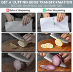 Replacement Whetstone Plates Set – Includes 3 Plates: #400, #800, and #1000 Grit for Precision Sharpening & Honing - Compatible Only with Parkway Home Adjustable Rolling Knife Sharpener