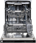 Kenmore Elite 24" Built-In Dishwasher - UltraWash Plus, TurboDry, QuietWash, SmartWash, TurboFlex Third Rack & Reach-Thru Handle - 15 Place Settings - 42 DBA - ENERGY STAR Certified - Stainless Steel