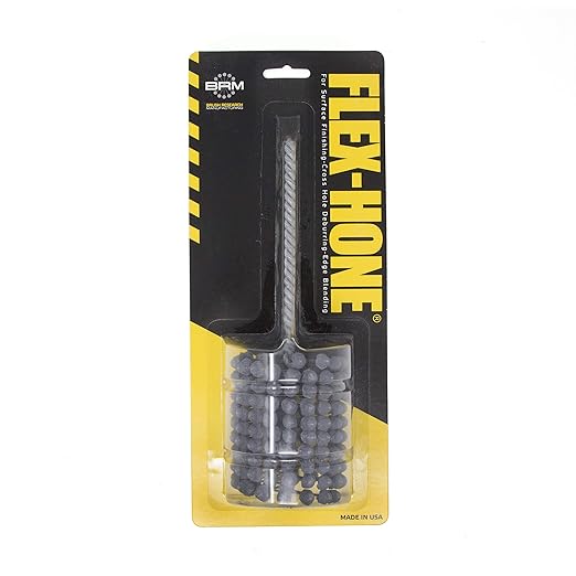 Brush Research BC21432 FLEX-HONE, 2-1/4" (57.2mm) Diameter, 320 Grit, Silicon Carbide, For Mild Steel, Stainless Steel, Cast Iron and Softer Ferrous Materials