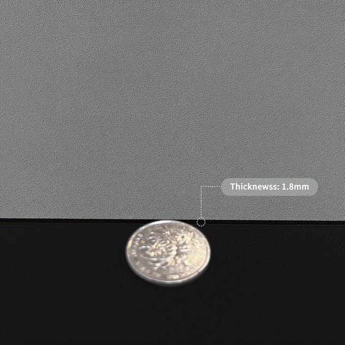 Dining Table Cover Protector for Dining Room Table - Can Be Used On Both Sides Waterproof and Easy to Clean Good Flatness Used for Dining Table(Black+Gray 44x78)