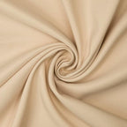 Gee Di Moda Rectangle Tablecloth - 60 x 102 Inch Beige Table Cloth for 6 Foot Rectangle Table - Heavy Duty Washable Fabric - for 6 Ft Buffet Table, Holiday Party, Dinner, Wedding & Baby Shower