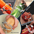 Poultry Shears Heavy Duty kitchen Scissors,Kitchen Shears For Food,Vegetable Peelers For Kitchen,Meat Scissors With Anti Slip Handle And Safety Lock,For Cutting Chicken,Fish,Vegetable