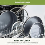 GreenPan Valencia Pro Tri-Ply Stainless Steel 8” 10” & 12” Frying Pan Skillet Set, Ceramic Nonstick PFAS-Free Coating, Multi Clad Cookware, Induction, Dishwasher Oven and Broiler Safe