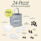 Dupray Steam Cleaning Pack Pro – 24-Piece Accessory Kit for Dupray Steam Cleaners: Versatile set includes everything needed for deep cleaning on multiple surfaces.